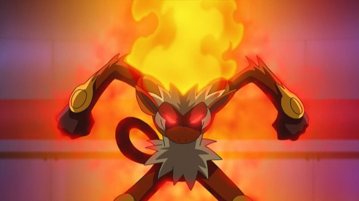 Infernape from Pokemon anime.