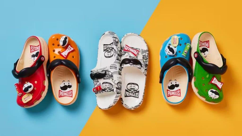 Crocs x Pringles collab clogs