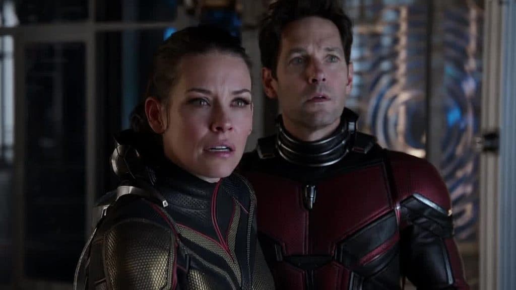 Evangeline Lilly and Paul Rudd in Ant-Man and the Wasp