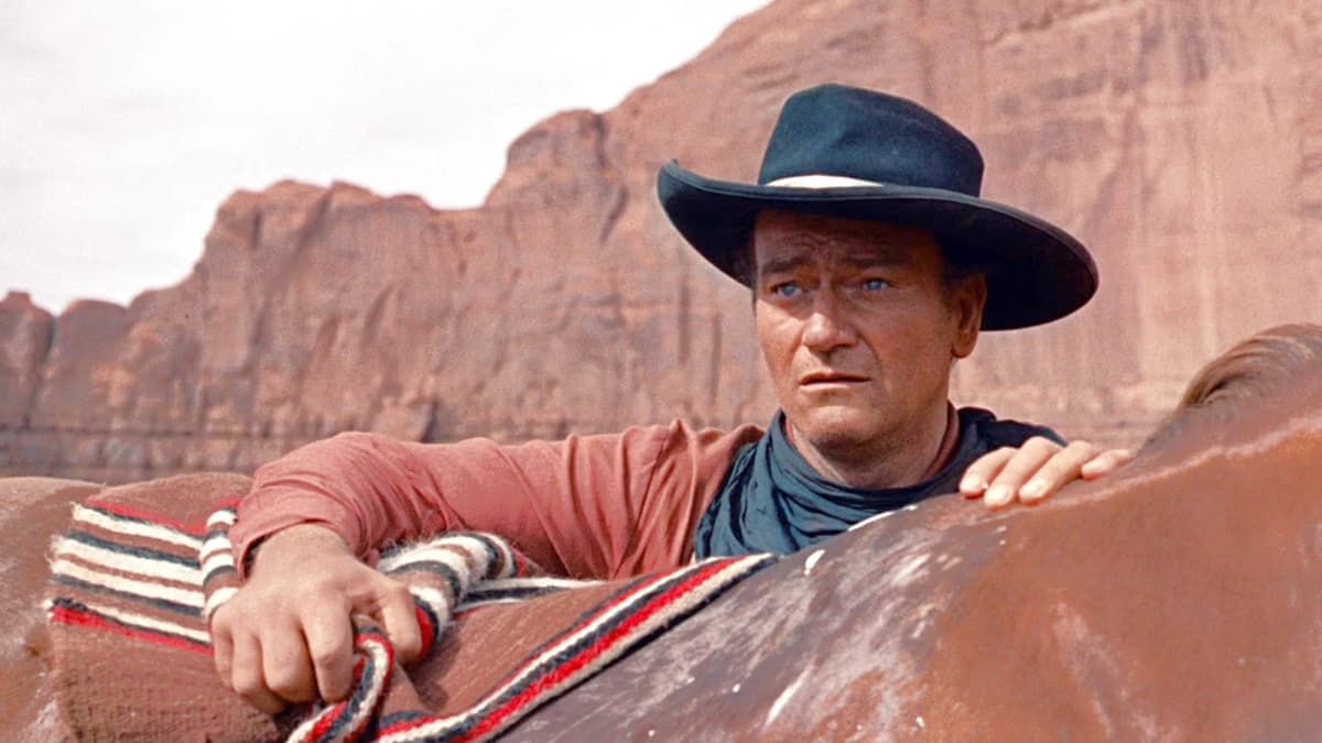 John Wayne as Ethan Edwards in The Searchers