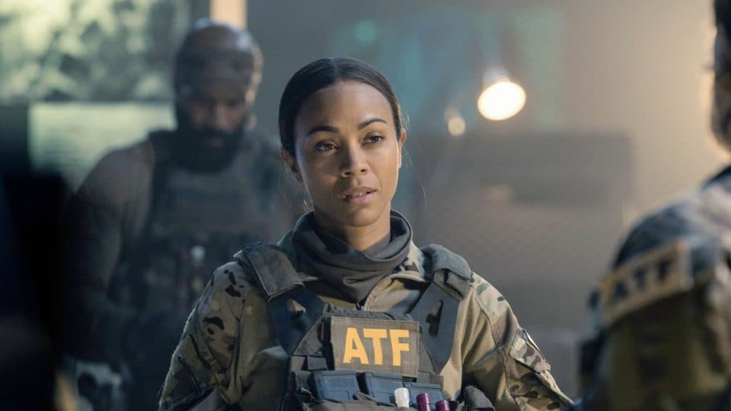 Zoe Saldana as Joe in SWAT: Lioness