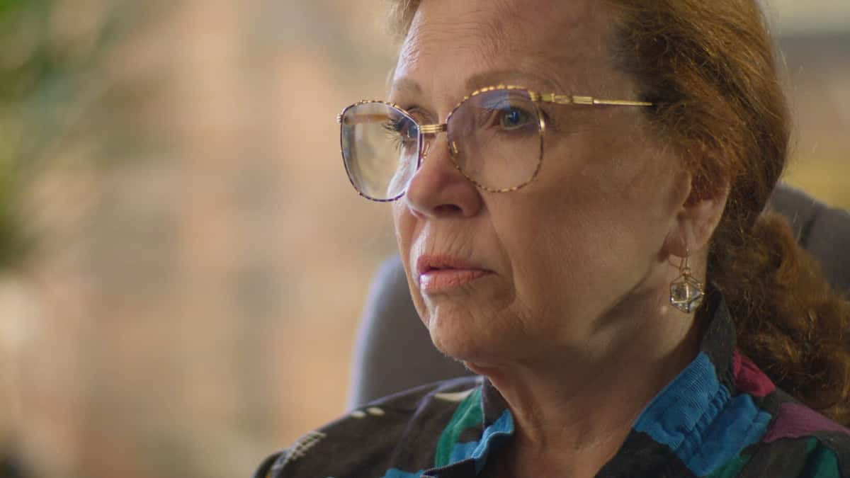 Kathy Sanders, whose grandsons died in the Oklahoma City bombing sits down for an interview in An American Bombing.