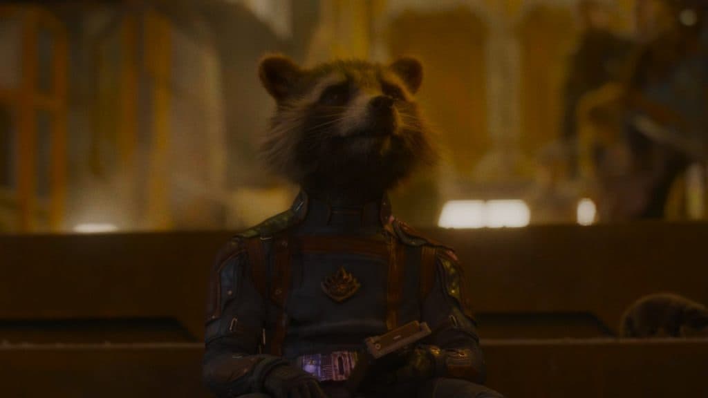 Rocket in Guardians of the Galaxy Vol 3