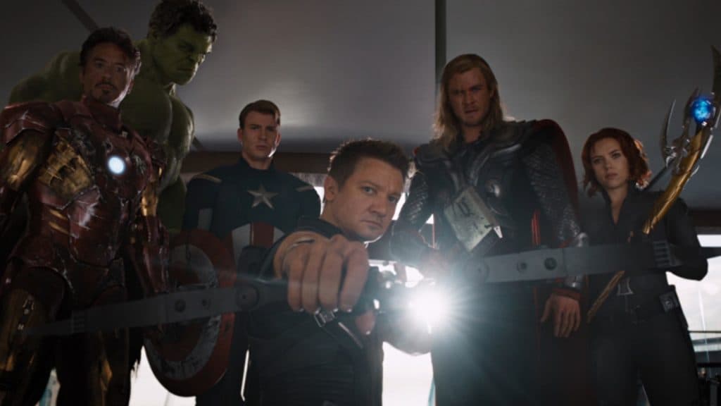 A still from The Avengers