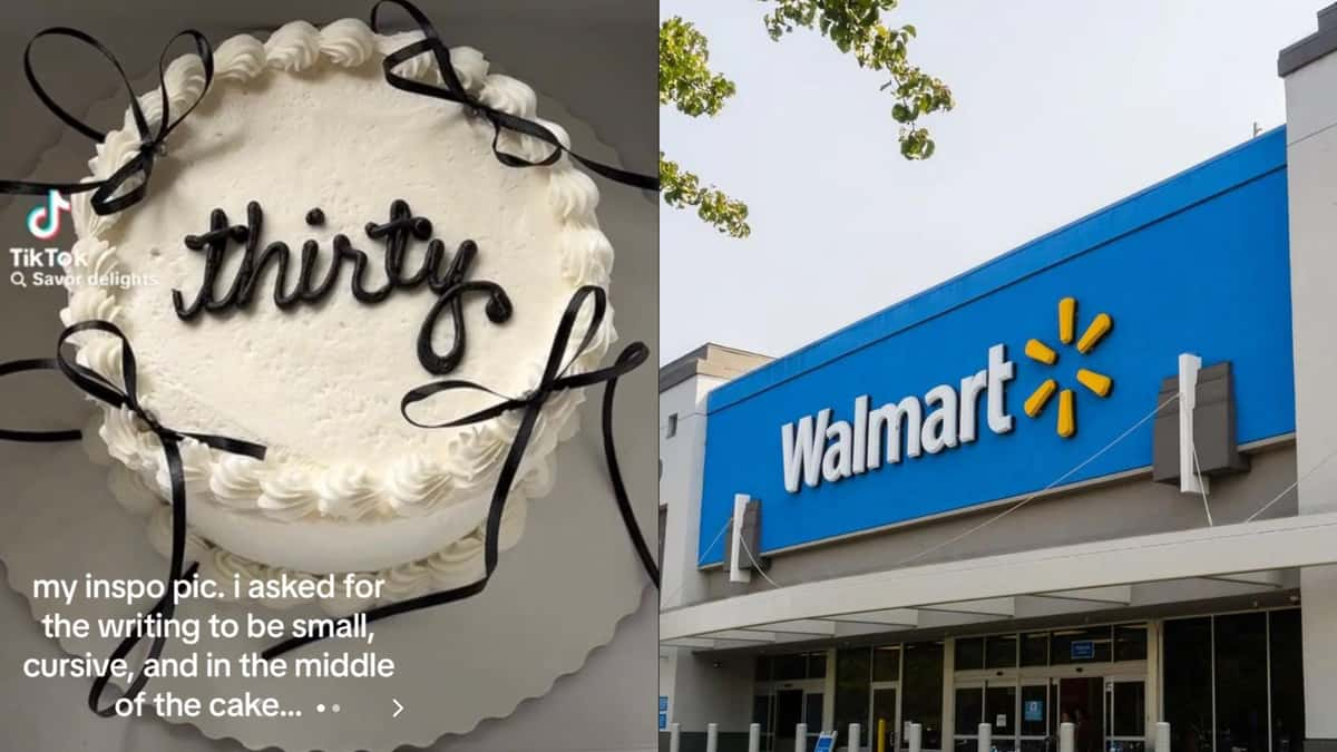 A walmart cake and a walmart store