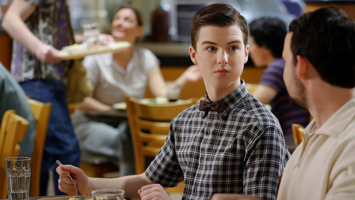 Iain Armitage as Sheldon Cooper on Young Sheldon