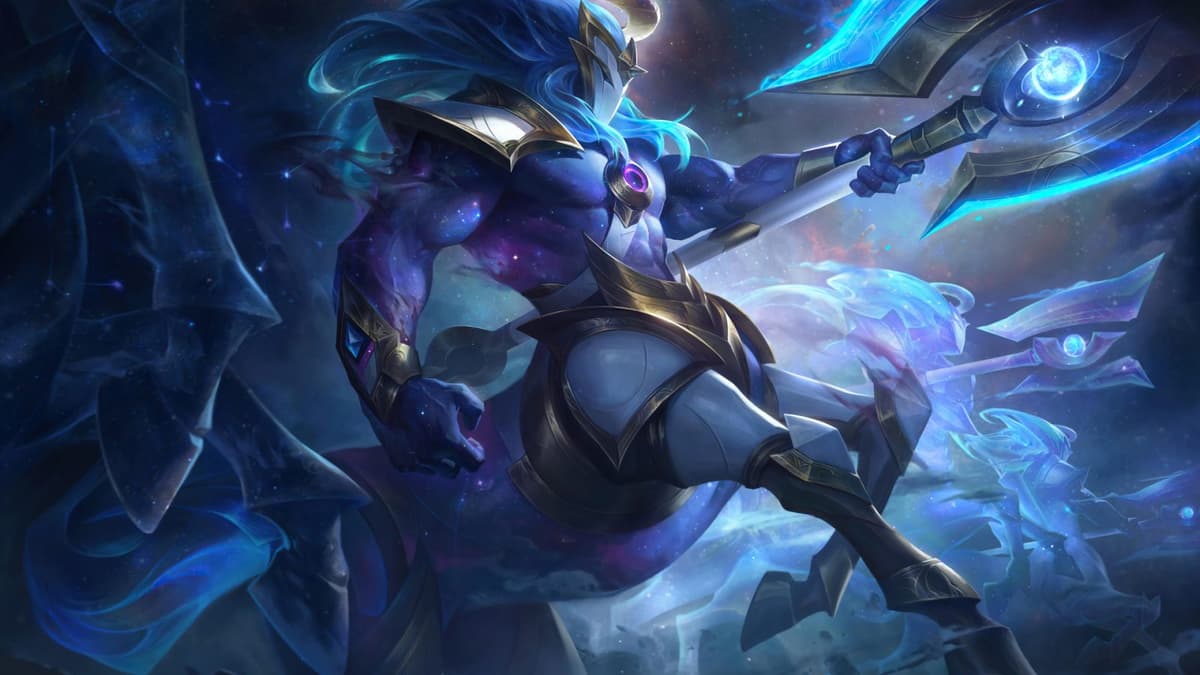 Cosmic Charger Hecarim Splash Art