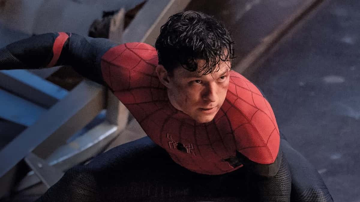 Tom Holland in Spider-Man 3 as Peter Parker.