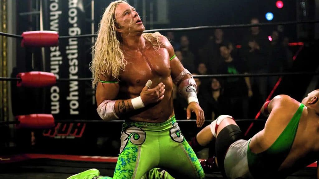 Mickey Rourke in The Wrestler