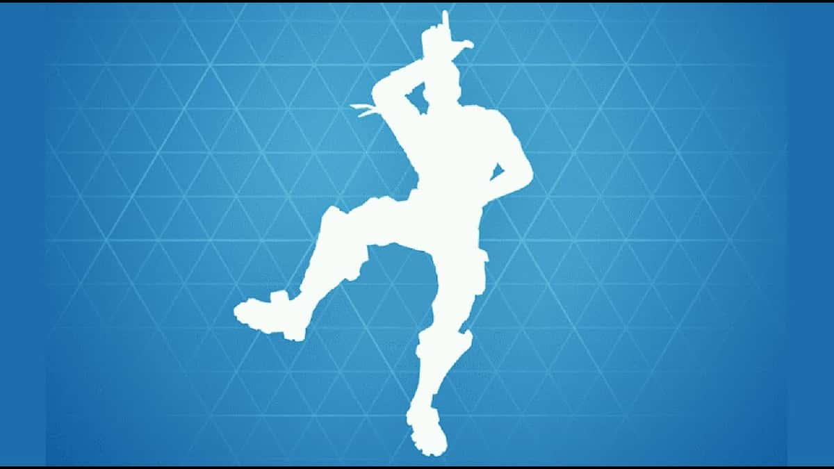 Fortnite Take the L emote silhouette