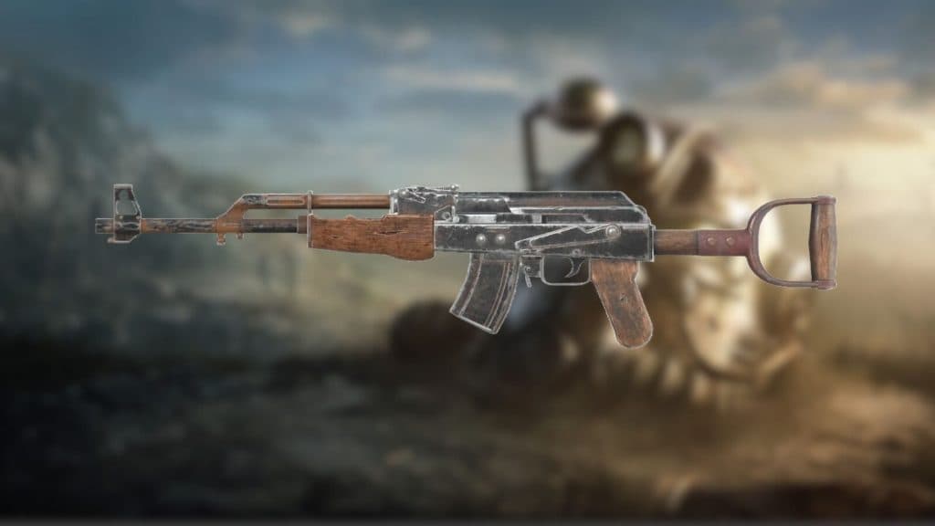 An image of the Handmade Rifle in Fallout 76. 