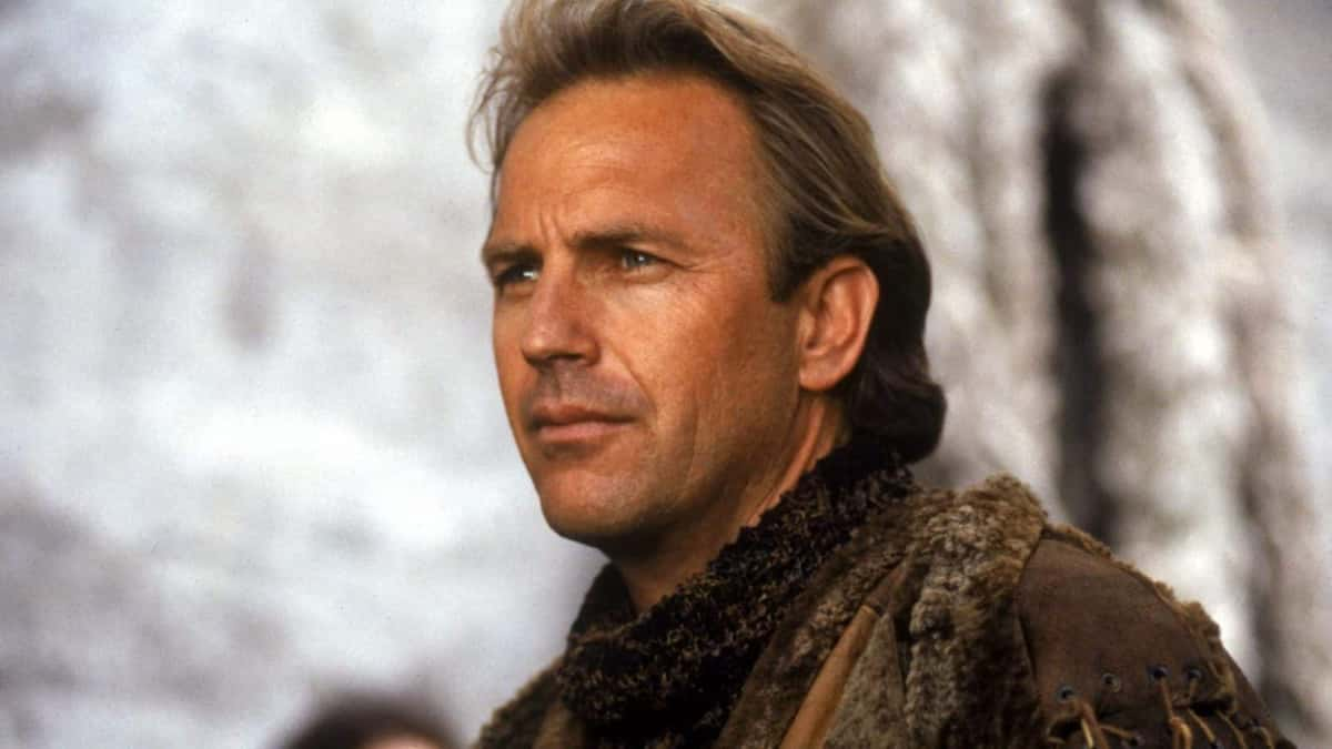 Kevin Costner as Robin Hood in Robin Hood: Prince of Thieves