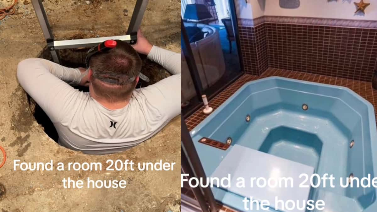 couple finds manhole while renovating home