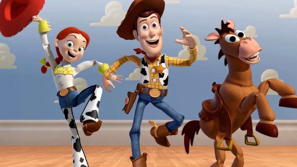 Tom Hanks as Woody in Toy Story 2.