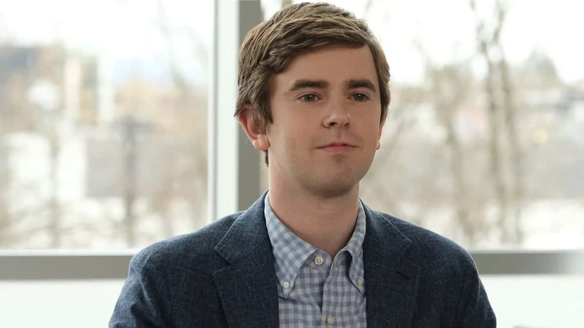 Freddie Highmore as Shaun Murphy in The Good Doctor