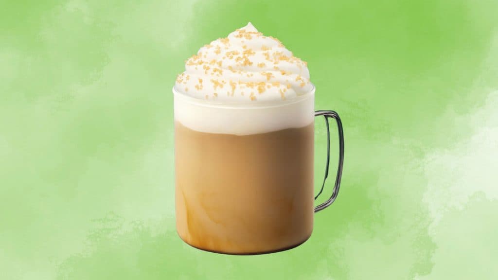 A toffee nut latte