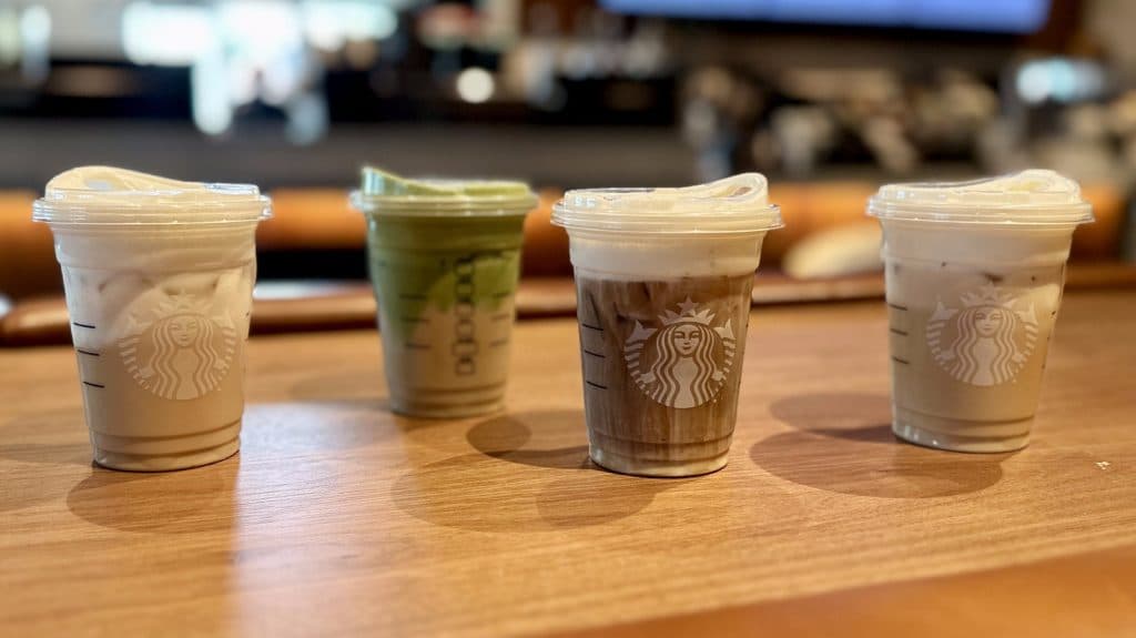 Starbucks cold foam drinks