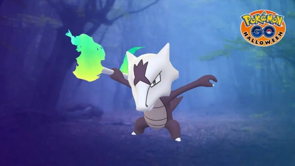 Key art for Pokemon Go shows the Pokemon Marowak