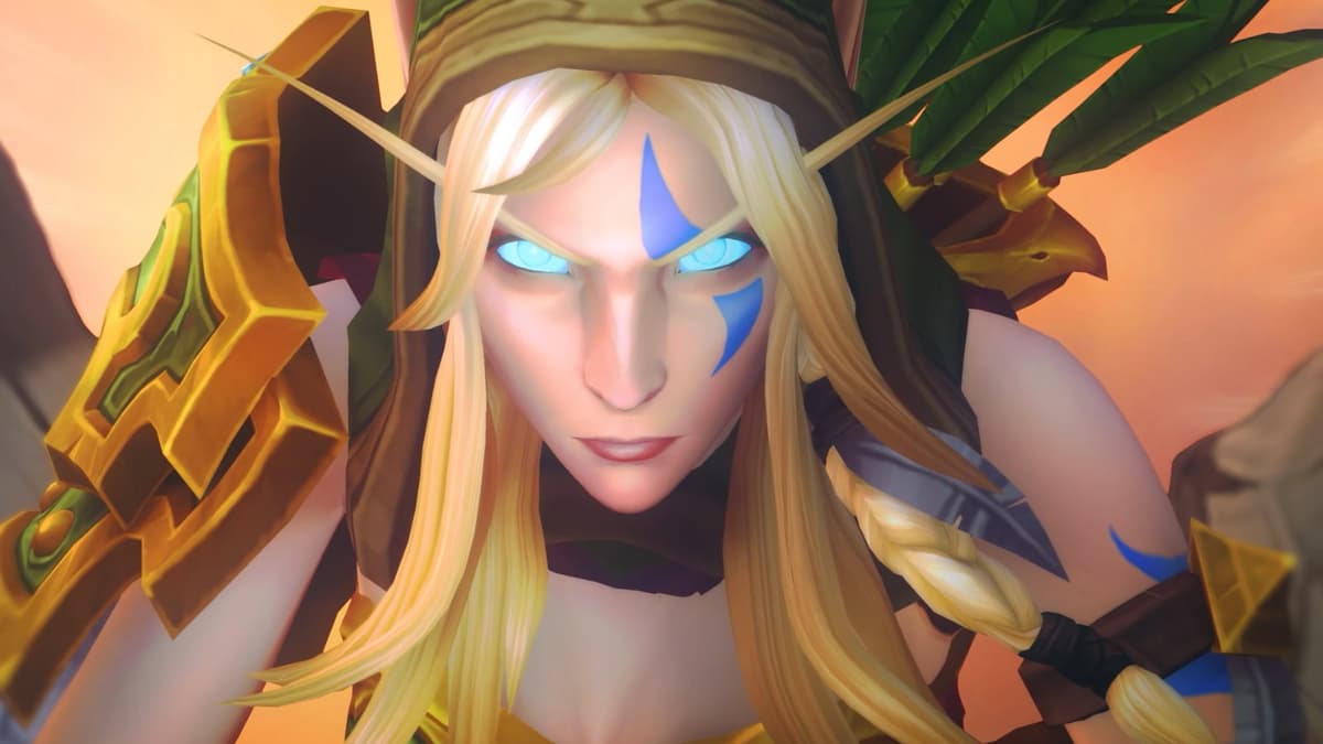 Alleria Windrunner in the WoW Dark Heart content update