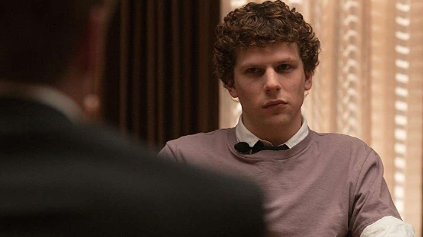 Jesse Eisenberg as Mark Zuckerberg in The Social Network