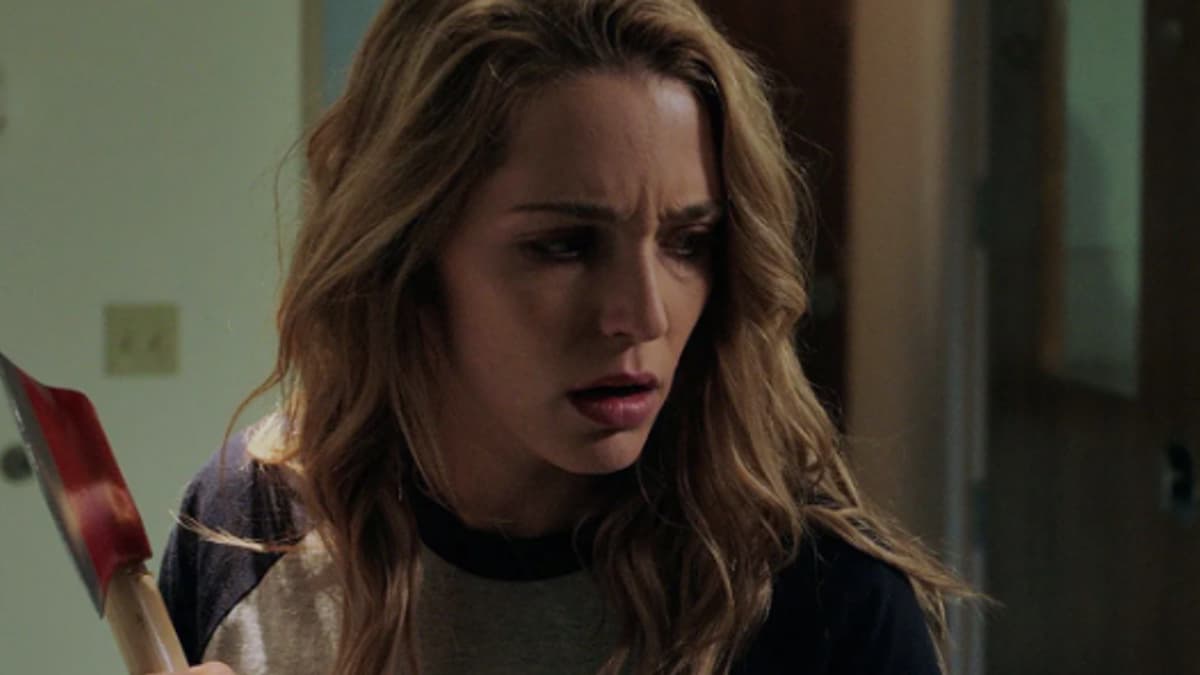 Jessica Rothe as Tree Gelbman in Happy Death Day