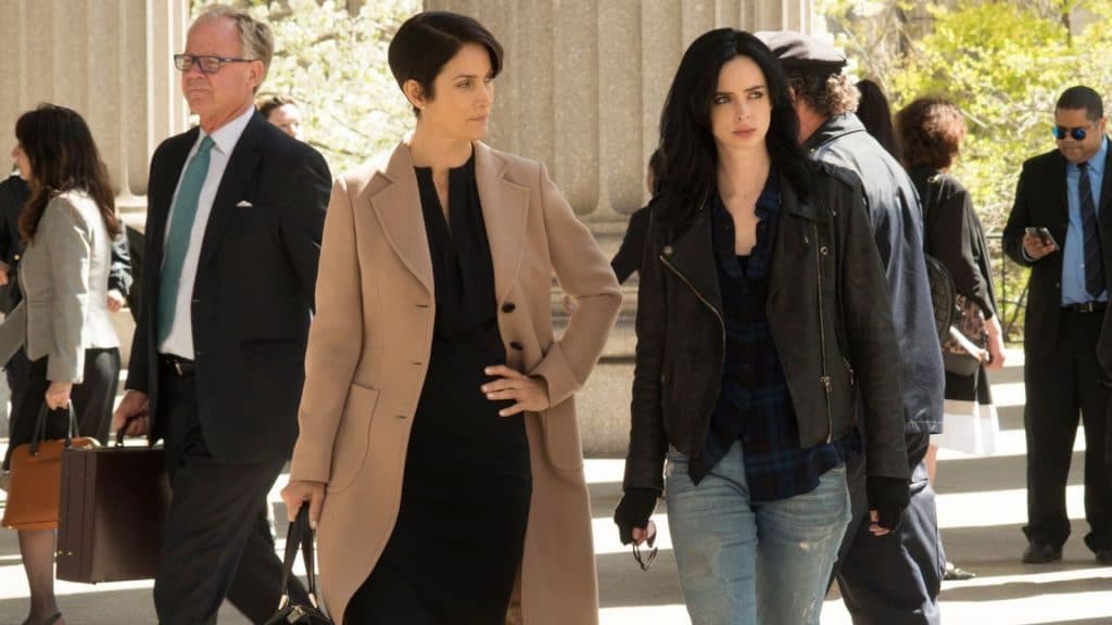 Jeri Hogarth and Jessica Jones in Jessica Jones