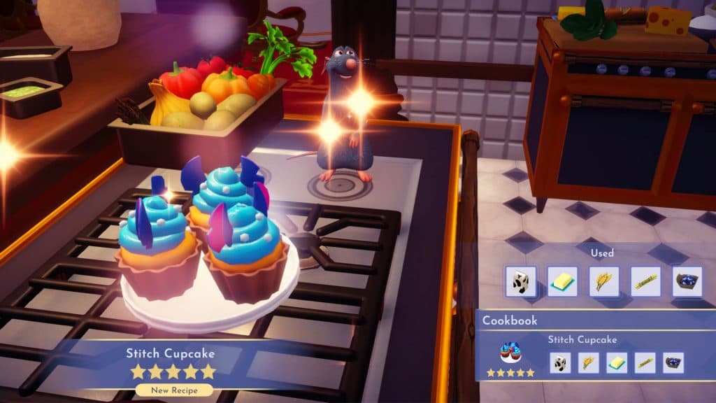 Рецепт кекса Disney Dreamlight Valley Stitch