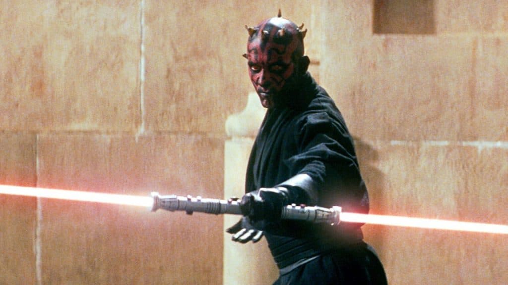 Darth Maul in The Phantom Menace.