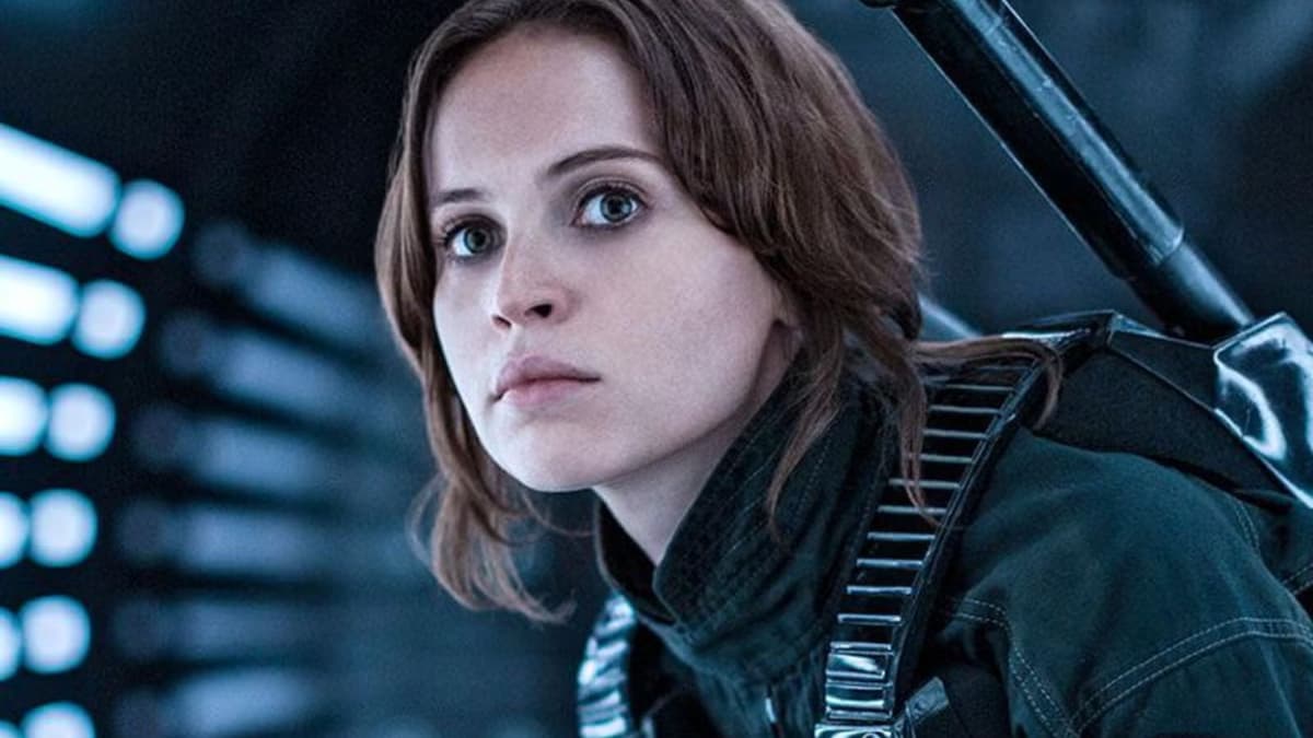 Felicity Jones as Jyn Erso in Rogue One.