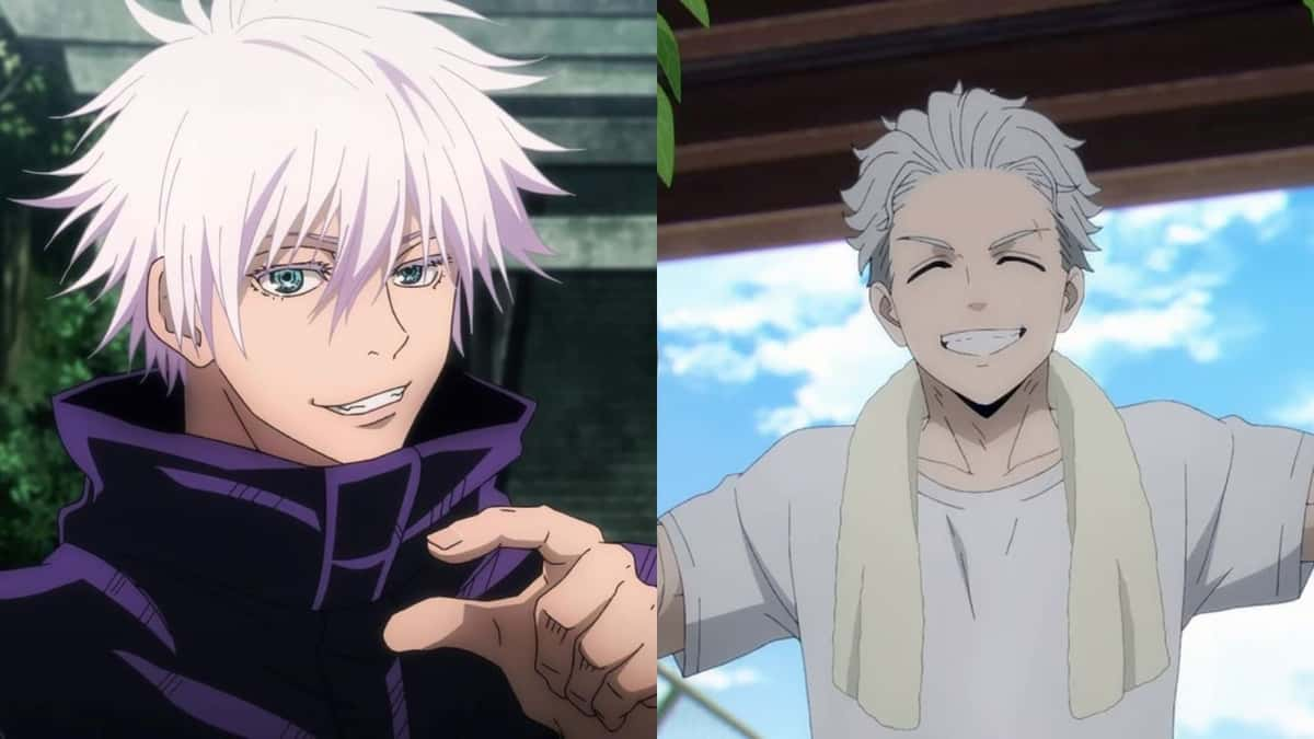 Jujutsu Kaisen Gojo and Wind Breaker Umemiya