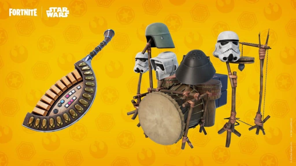 Star Wars Fortnite Festival band kits