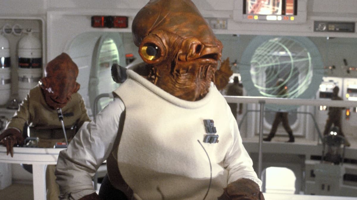 Admiral Ackbar in Star Wars.