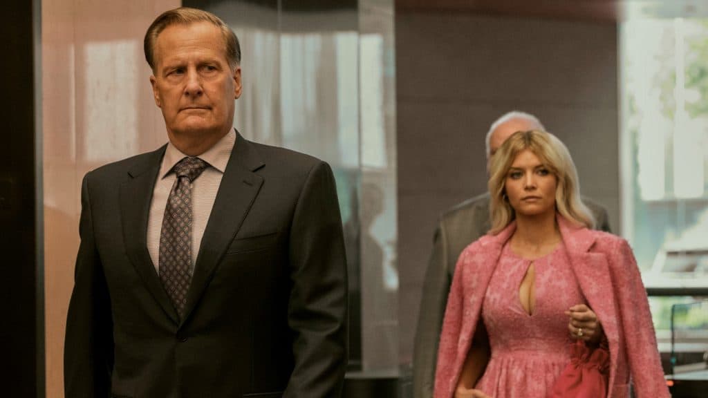 Jeff Daniels and Sarah Jones in A Man in Full on Netflix