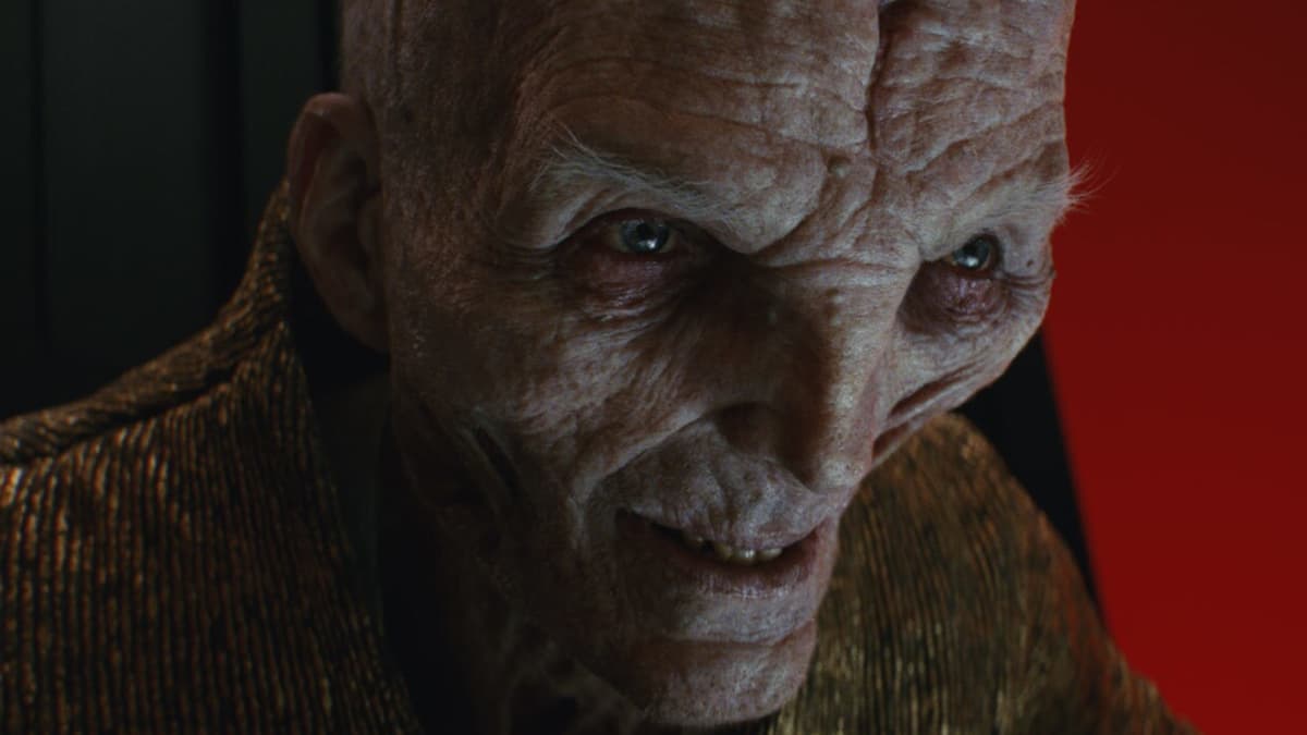 Supreme Leader Snoke in The Last Jedi