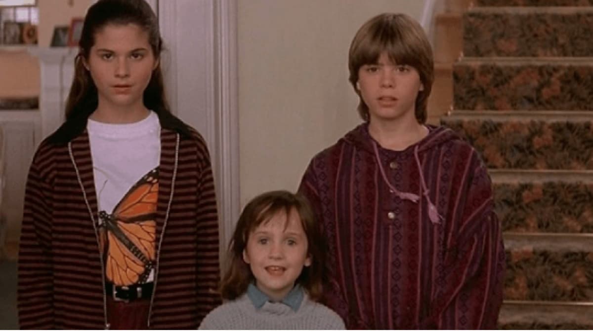 Lisa Jakub, Matthew Lawrence, and Mara Wilson in Mrs. Doubtfire