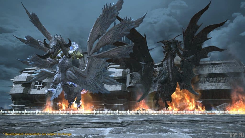 FFXIV DSR Nidhogg and Hraesvelgr