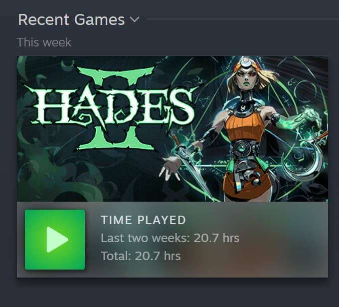 Hades 2 Steam page