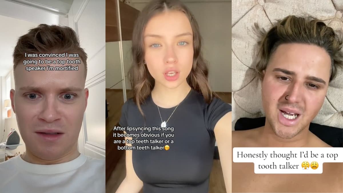 TikTok teeth talker trend