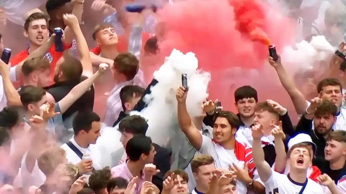 Hooligans from the Attack on Wembley documentary