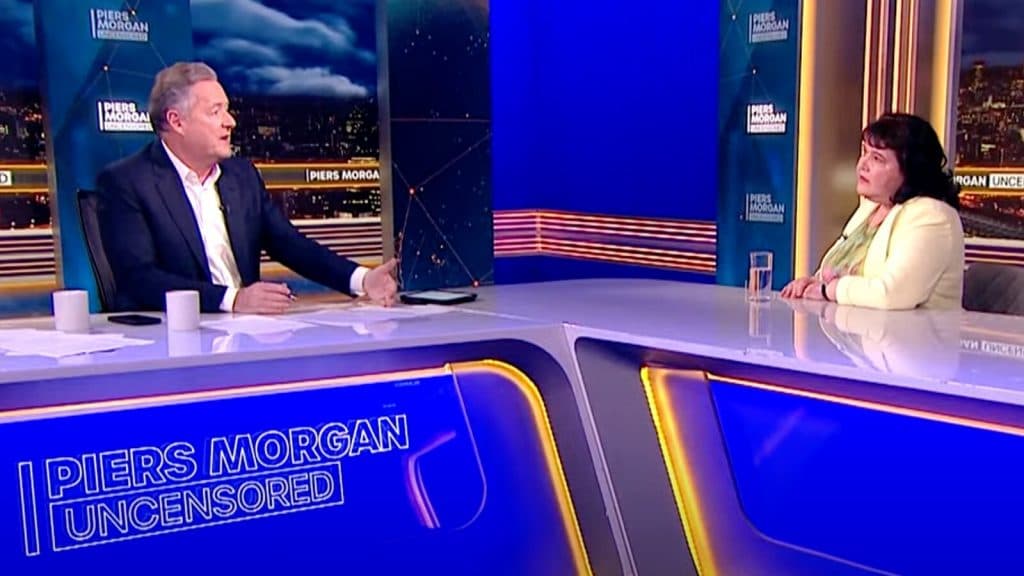 Fiona Harvey in Piers Morgan's Uncensored