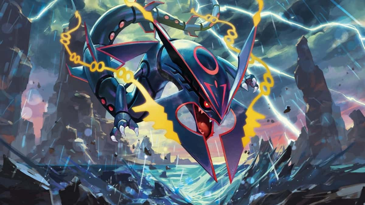 Mega Rayquaza Evolution in the Pokemon TCG