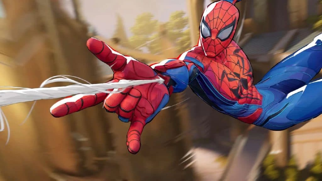 Marvel Rivals Spider man keyart