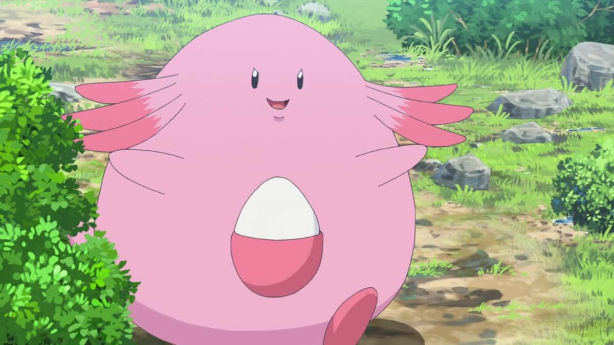 Chansey from Pokemon anime.