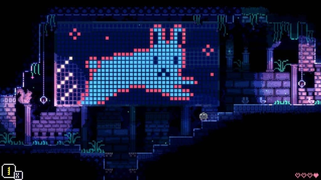 Animal Well Rabbit mural