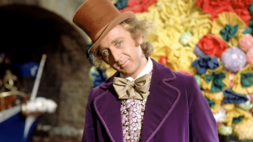 Willy Wonka with Gene Wilder in 1971.