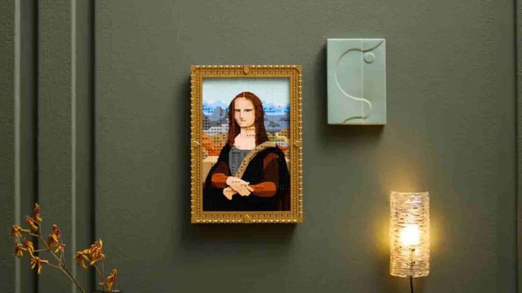 LEGO Art Мона Лиза на выставке