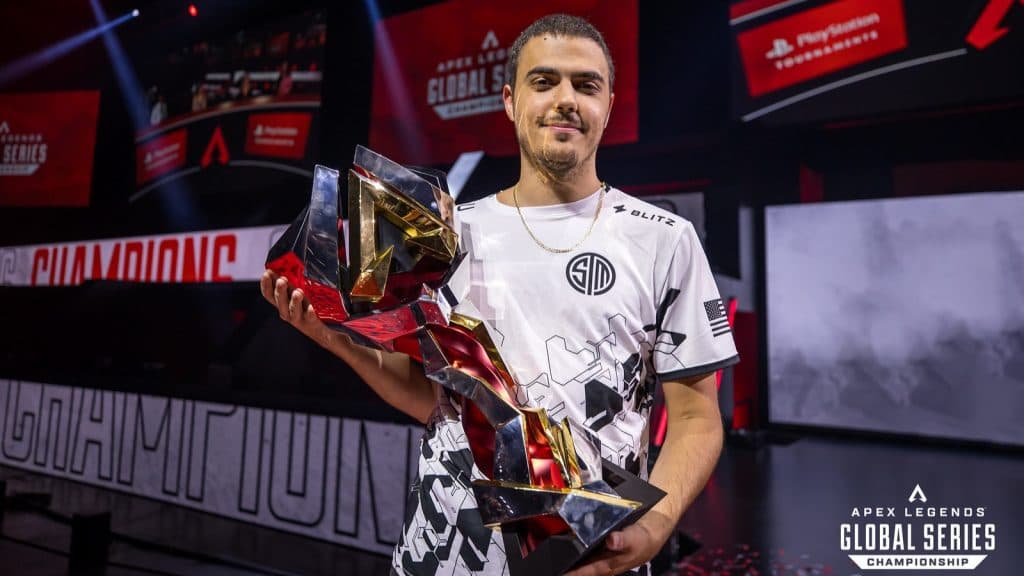 ImperialHal holding Apex trophy