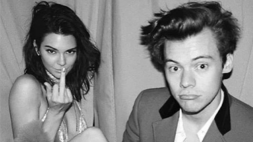 Kendall Jenner and Harry Styles in 2017.