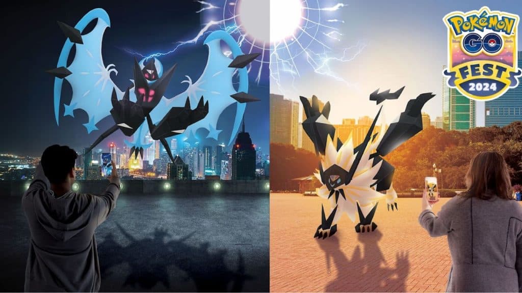 Necrozma makes its debut in Pokemon Go