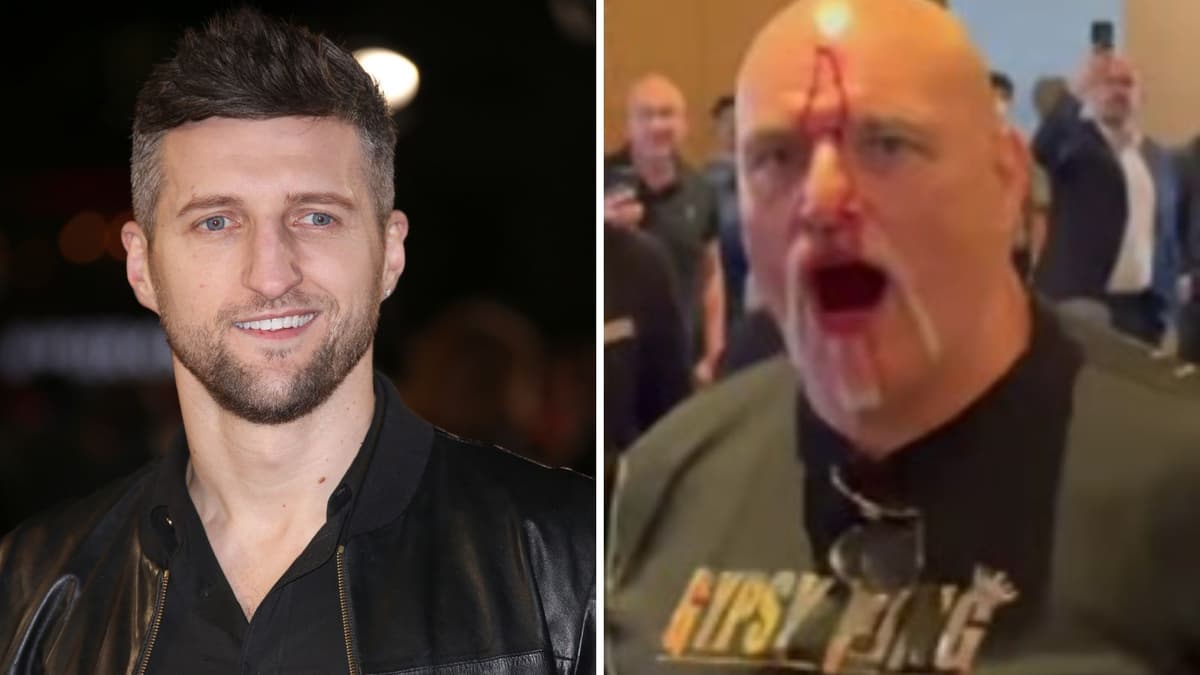 Carl Froch (L) and John Fury (R)